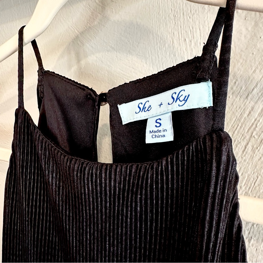 Women’s black mini dress